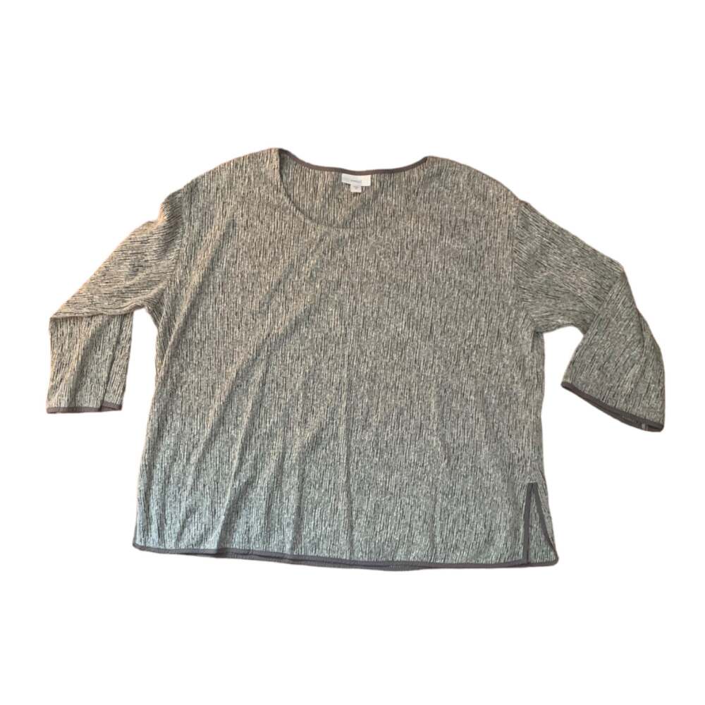 J Jill women's medium pure Jill linen blend 3/4 sleeve minimalist